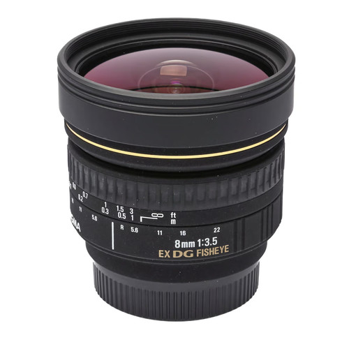 Sigma 8mm fisheye dg - dg, f