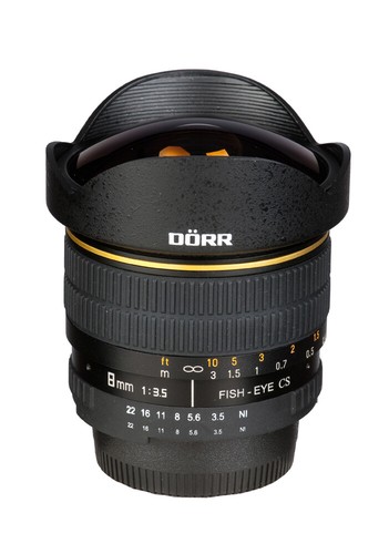 Dörr fisheye objektiv 8mm - dörr,